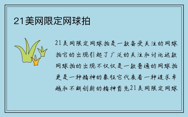 21美网限定网球拍